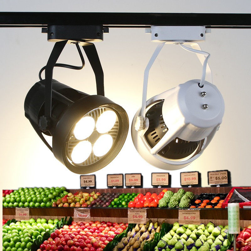 led射灯par30轨道灯服装店导轨灯展厅30W40W商用生鲜灯超市导轨灯,家装灯饰光源,轨道灯,淘宝优惠券,粉丝福利购,淘宝优惠卷