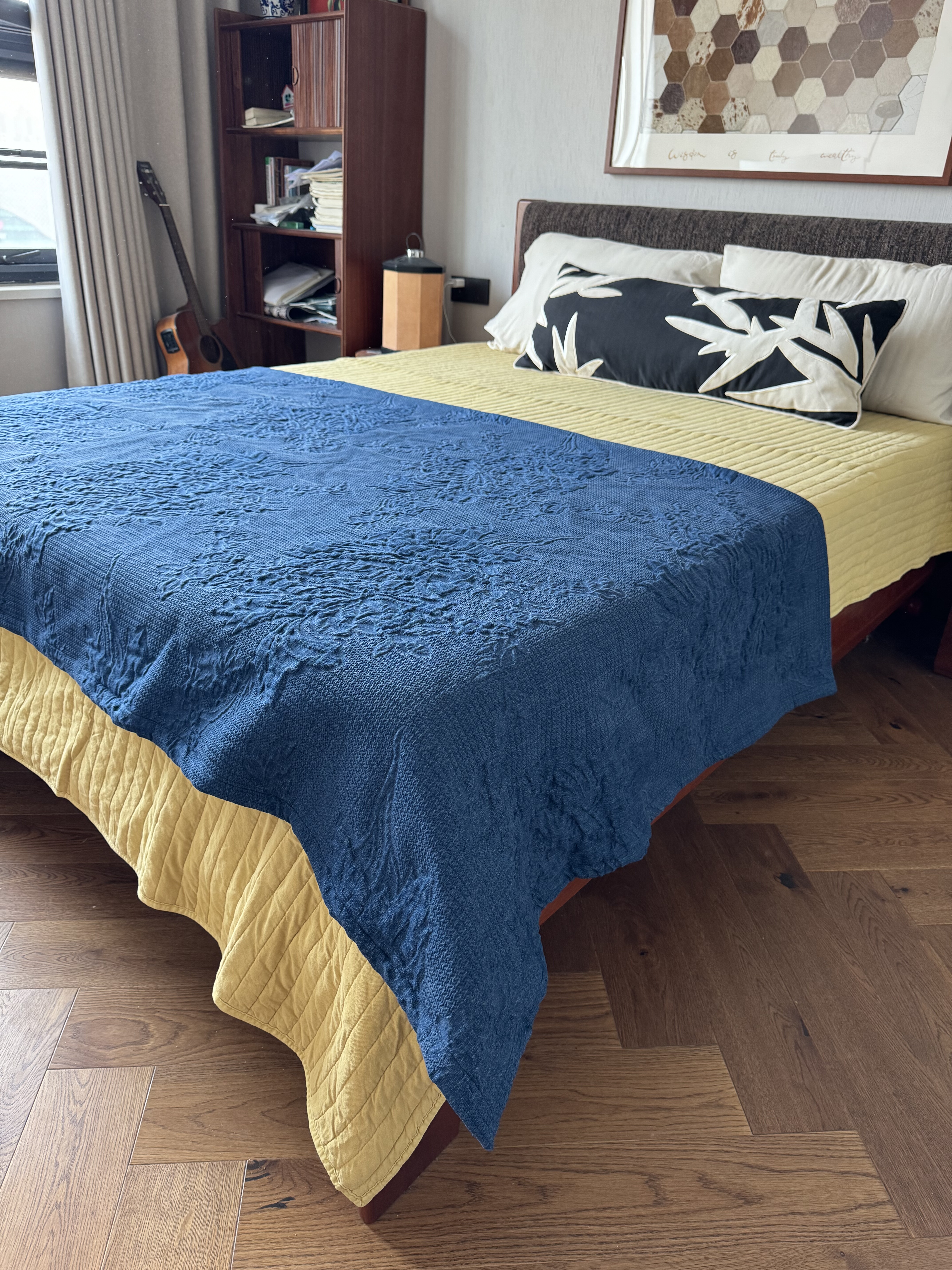 外贸出口加厚汗麻提花双人床单夏季厚软凉席亚麻无夹棉床盖纯色