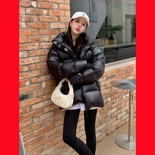 短款羽绒服女小众设计感2025新款冬季加厚韩版宽松高端白鸭绒外套