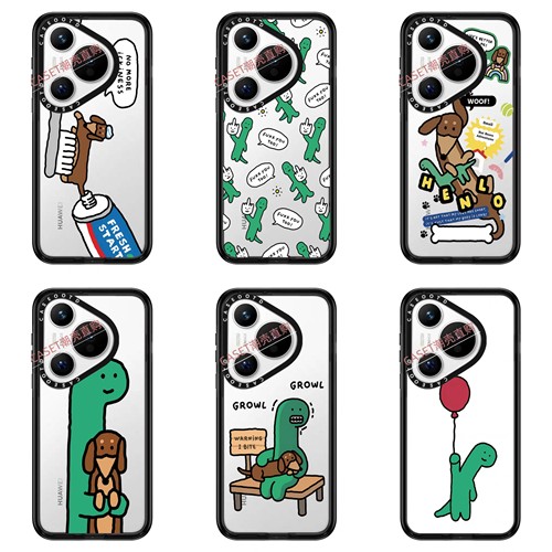 CASE绿色小恐龙适用于华为Pura70