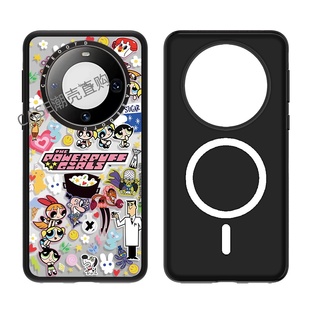 60pro手机壳磁吸可卡通小女警华为mate70pro防摔镜面mate60保护套 CASE飞天小女警适用于华为mate70 70pro