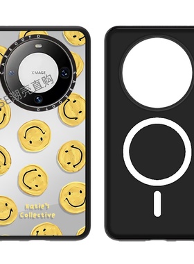 CASE杨丞琳同款笑脸适用华为mate70/70pro/60/60pro手机壳磁吸黄色笑脸华为mate70/60/pro+防摔保护套60pro+