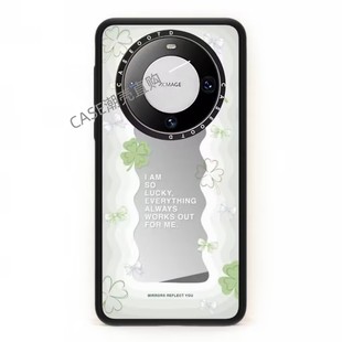 防摔70pro保护套励志语录70壳60套时尚 CASE励志波浪适用华为mate70 60pro手机壳磁吸镜面mate60pro 70pro