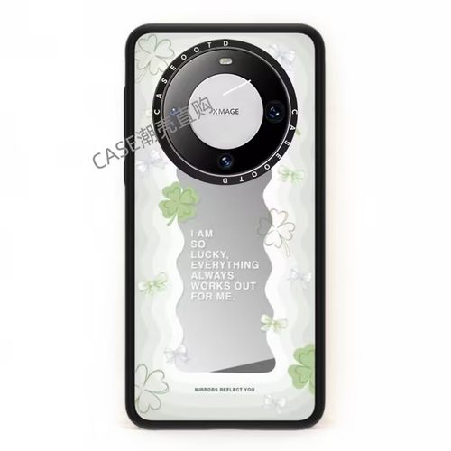 CASE励志波浪适用华为mate70/70pro/60/60pro手机壳磁吸镜面mate60pro+防摔70pro保护套励志语录70壳60套时尚