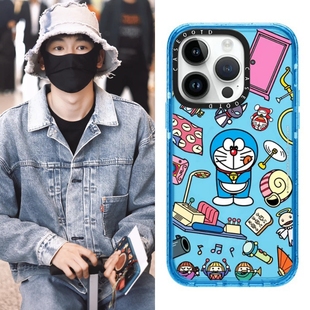 pro plus防摔保护壳15 壳13可爱 CASE哆啦A梦叮当猫适用iPhone17promax手机壳磁吸苹果17 14明星同款