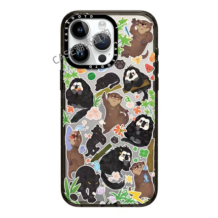 CASE红山动物园适用于苹果17promax手机壳杜杜仓澜iPhone17/16/15/14/pro/plus保护壳美洲豹13p/12卡通防摔11