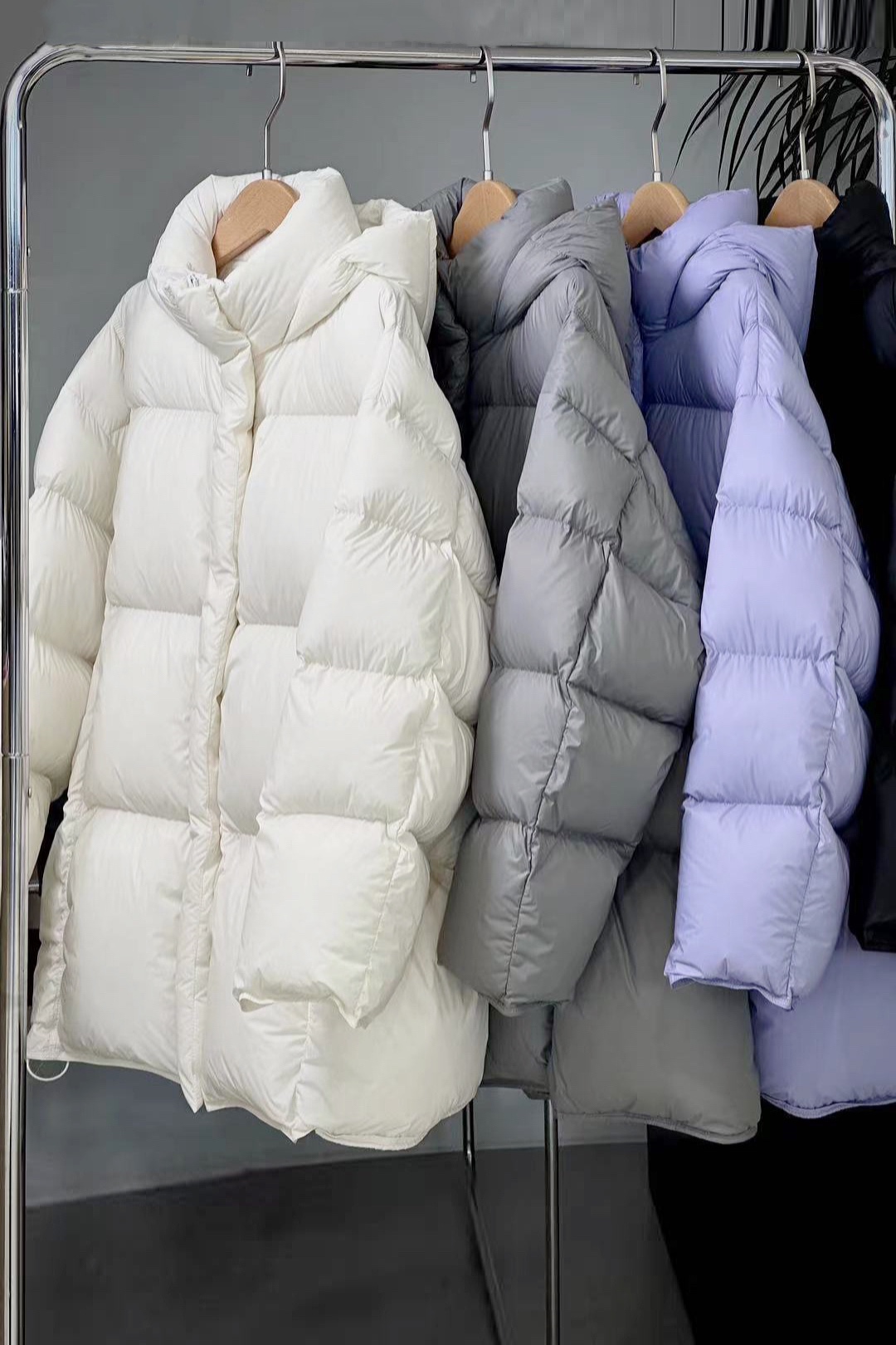 无胆防高品质一手长连帽白鹅绒羽绒服冬季加厚羽绒服女士2023秋冬