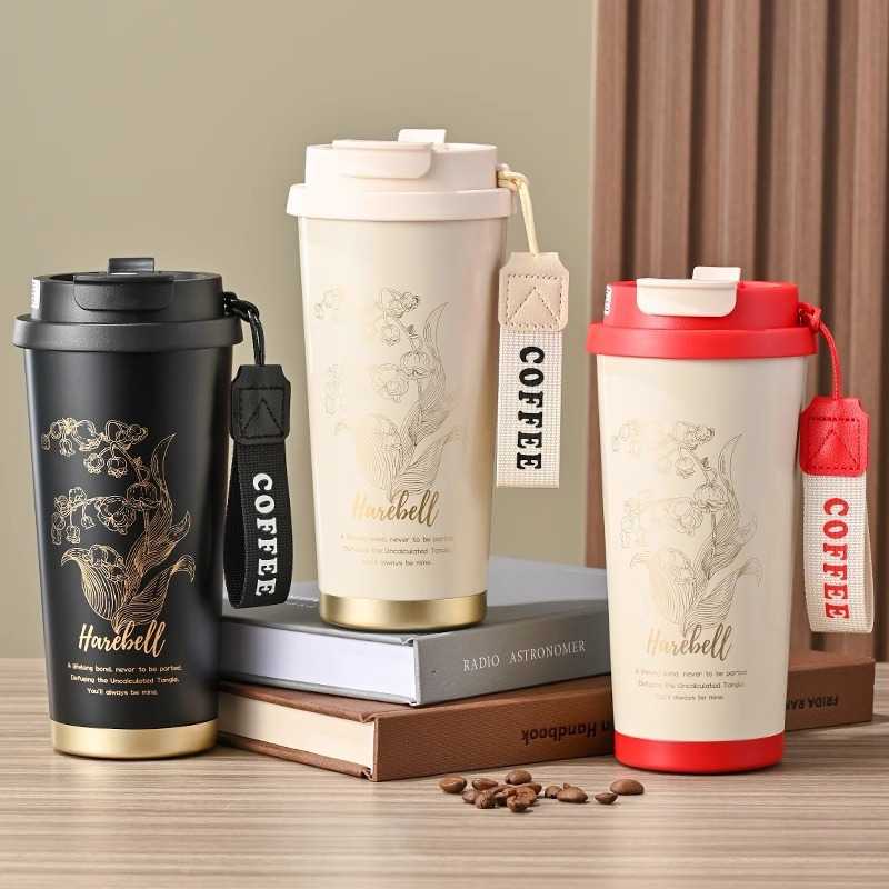 咖啡杯316不锈钢保温杯高颜值