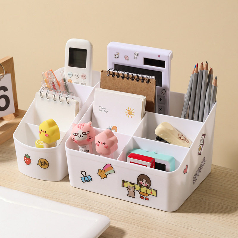简约桌面化妆品收纳储物盒塑料30