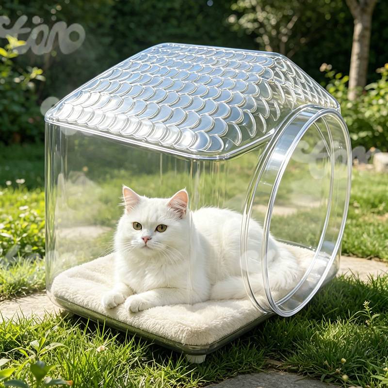透明猫窝四季通用不粘毛可拆洗