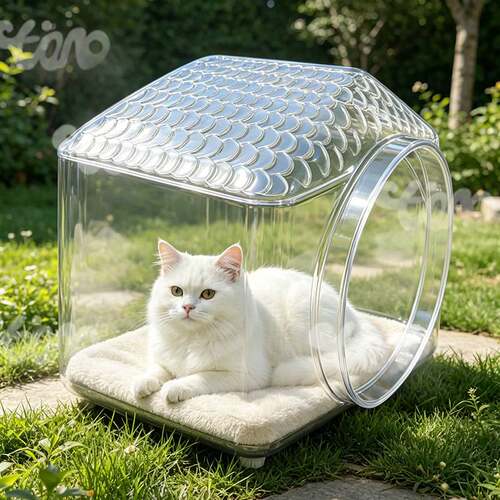 透明猫窝四季通用不粘毛可拆洗