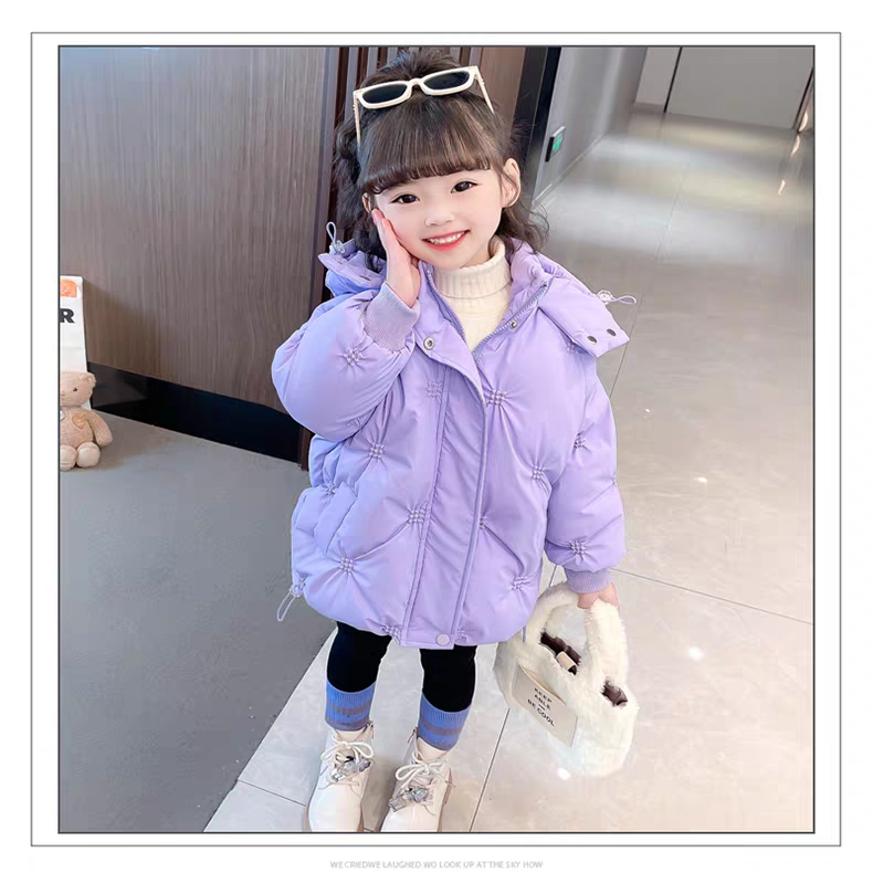 2025女童棉衣新款加绒加厚棉服款