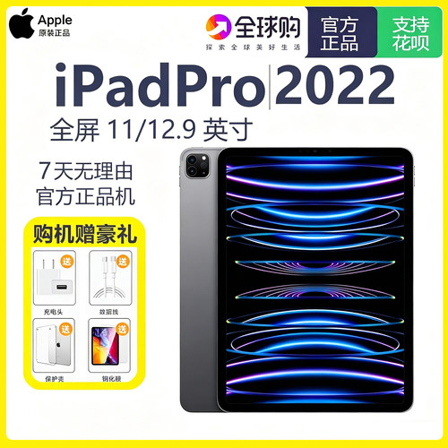 Apple/苹果11英寸iPadPro2022款 (第四代)2021/2020学生平板电脑