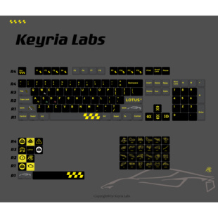 Keyria Labs / 莲花跑车  LOTUS客制化键帽五面热升华
