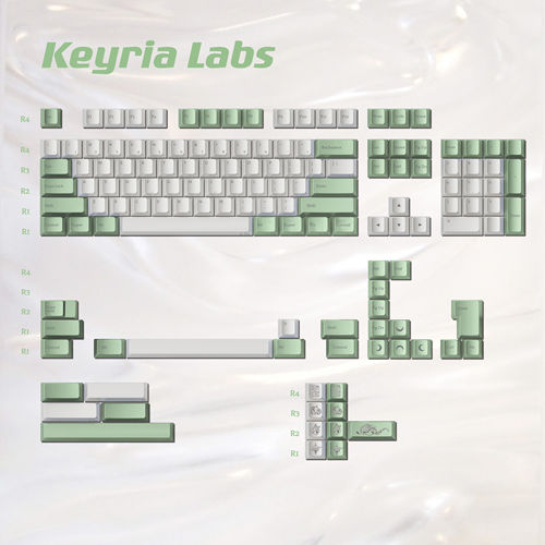 Keyria Labs/金棕/翠绿珍珠泪/原厂高度键帽