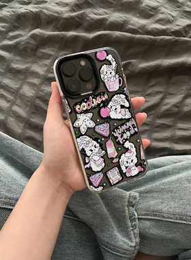 卡通可爱少女心甜品兔适用苹果16手机壳iphone14promax新款13创意女款保护套12防摔全包11硅胶软壳15pro透明