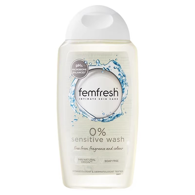 保税直供 英国版Femfresh芳芯女性私处护理液 洗剂 250ml特护