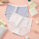 女2026新款 中高腰透气薄款 抑菌无痕短裤 秘语内裤 莫代尔提花平角裤