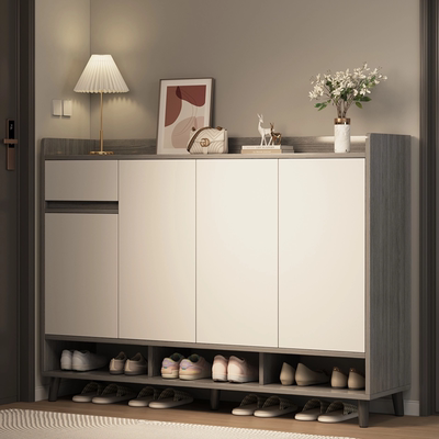 亿家达收纳实木简约鞋柜