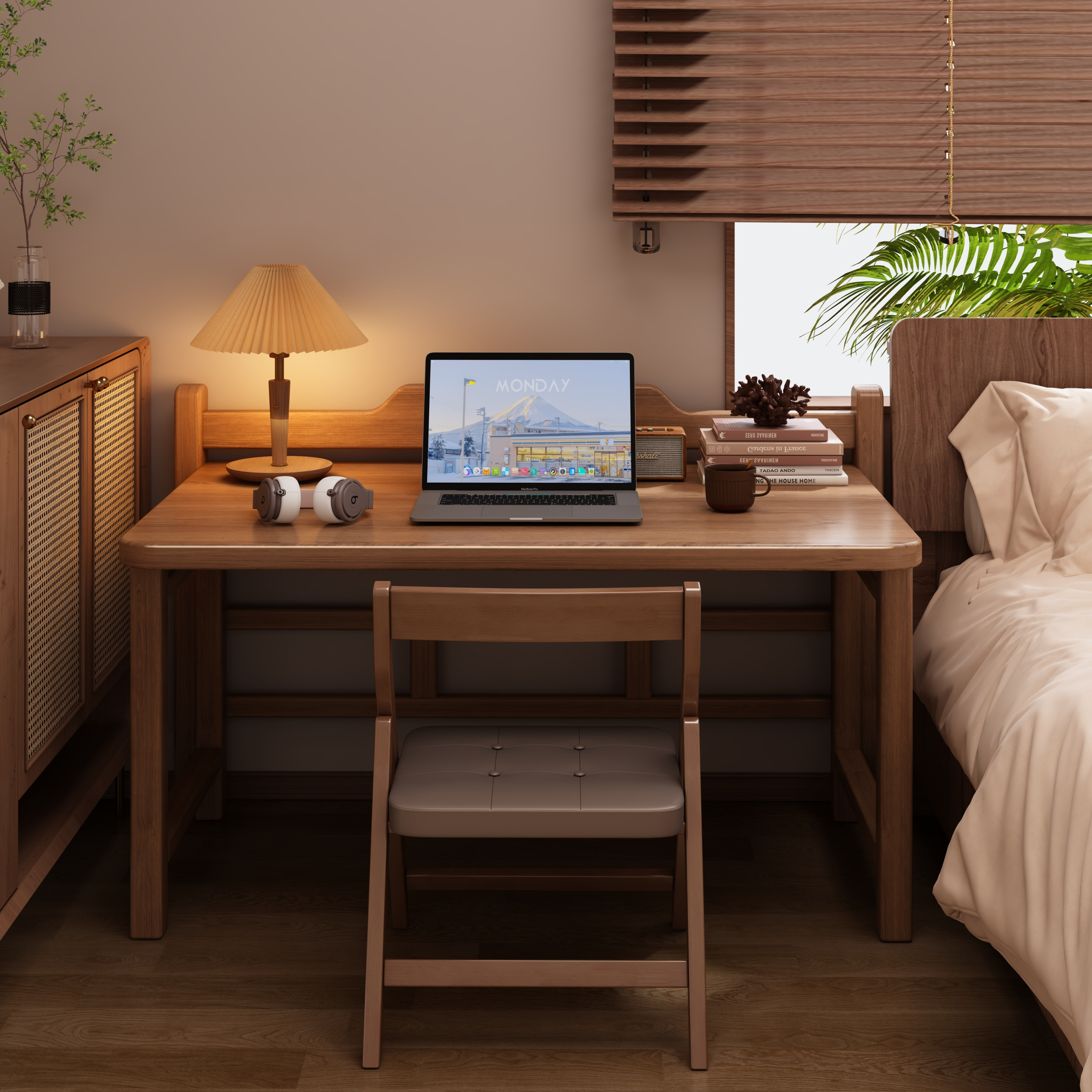 【补贴】实木折叠书桌家用电脑桌