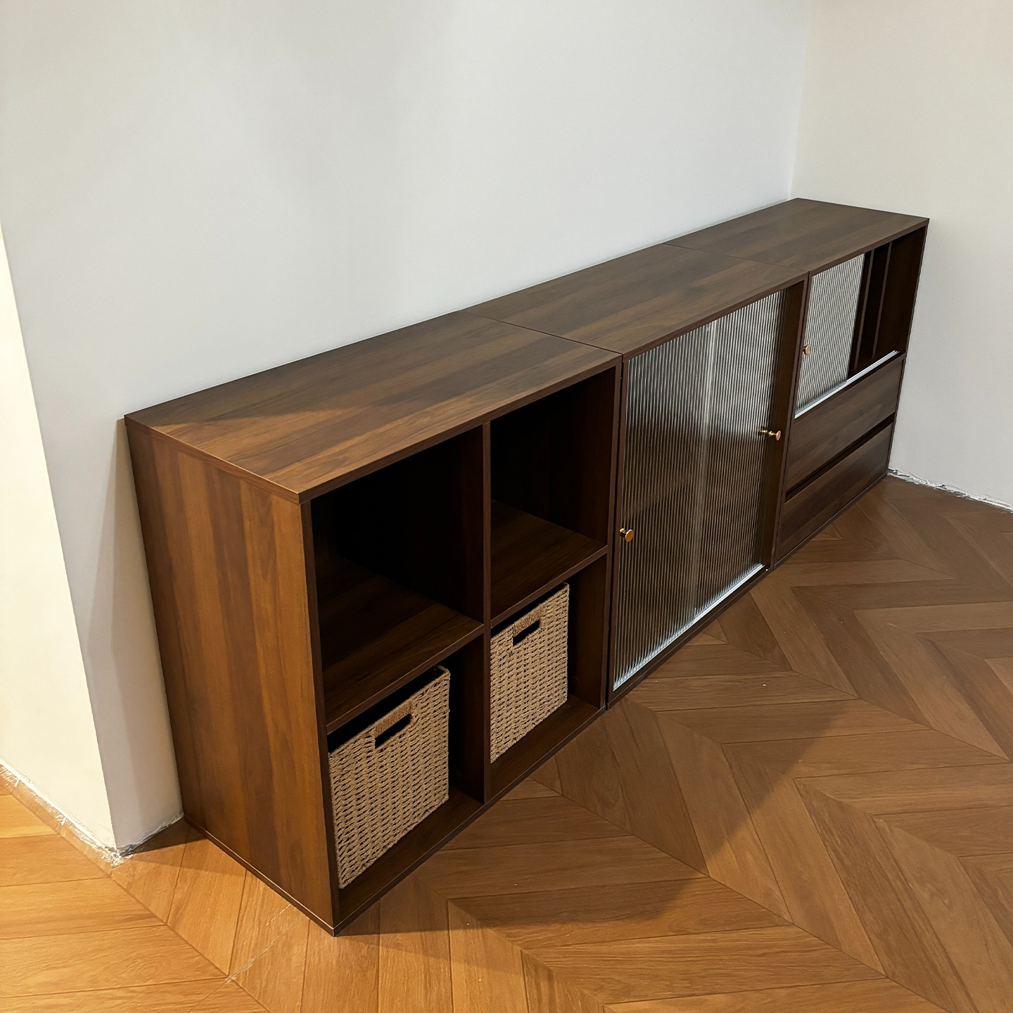 实木书柜客厅靠墙置物架收纳柜