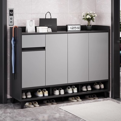 走廊鞋柜家用楼道靠墙简易鞋架