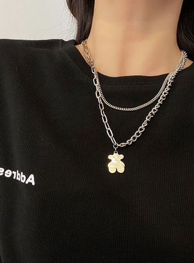 2025年新款小熊项链轻奢