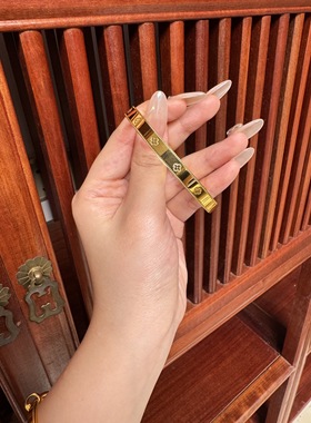 卡家古法金镯子沙金手镯女仿真黄金纯实心越南结婚传承手环不掉色