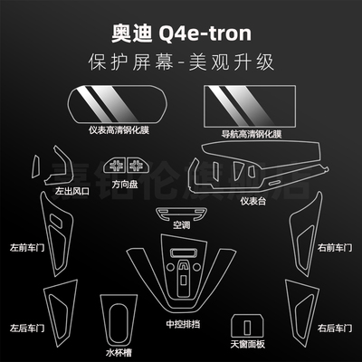 奥迪Q5/Q4etron内饰膜