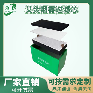 烟雾过滤芯HEPA滤网空气净化器美容院艾灸烟雾净化器通用过滤棉