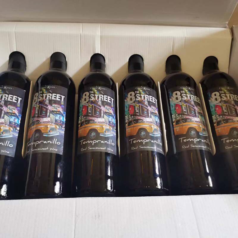 西班牙半甜干型红葡萄酒丹魄13度