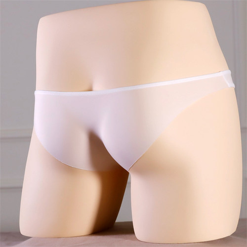 性感冰丝弹力透明透视三角裤男款内裤男无痕低腰舒适裸感轻薄低腰