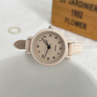 小表盘手表女款学生初高中简约女士复古阿拉伯数字小巧气质指针式