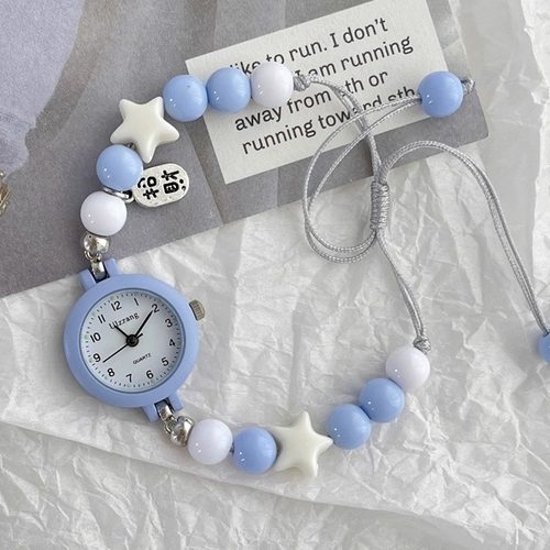 小清新蓝色星星手串手链