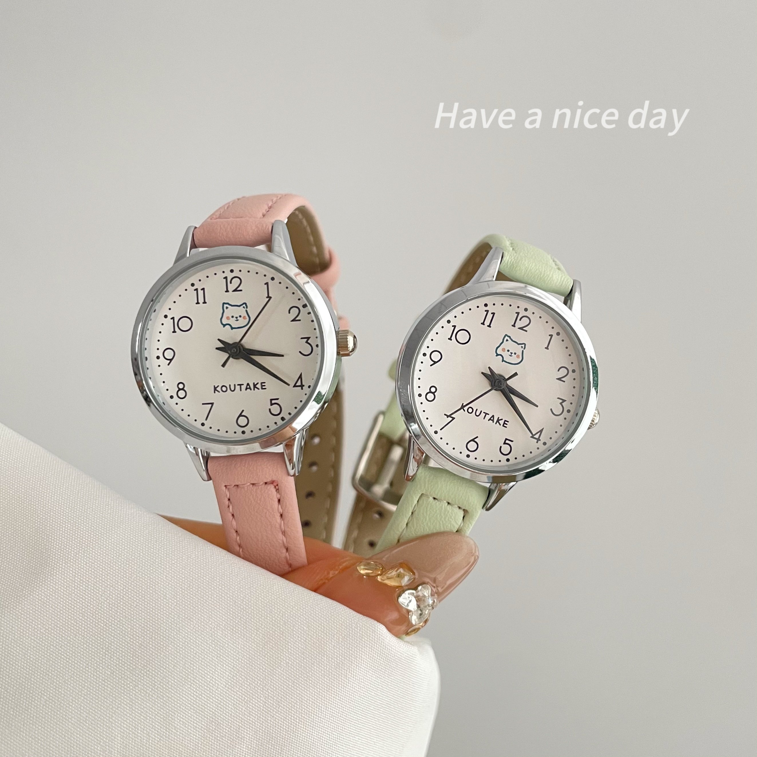 学生考试指针电子手表只看时间