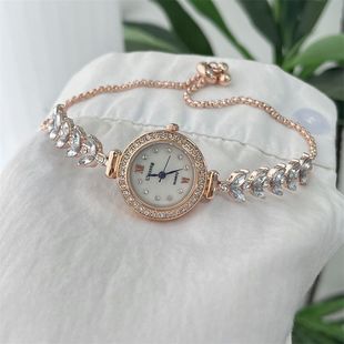 水钻气质满钻链条表 高颜值手链女士小众轻奢设计感手表女2025新款