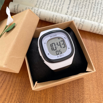 方形电子手表男女学生初高中简约