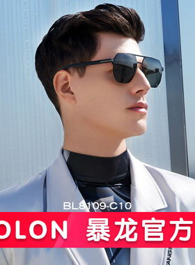 暴龙眼镜新款太阳镜官方旗舰店正品飞行员偏光墨镜驾驶镜男BL8109