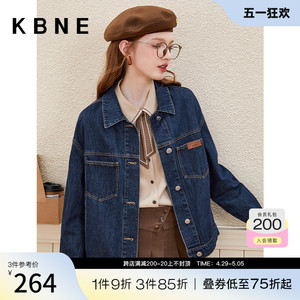 KBNE休闲短款牛仔外套女