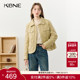 KBNE轻薄纯色气质羽绒服2025新款 秋冬外套防风保暖上衣面包服女
