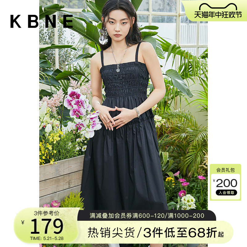 【商场同款】连衣裙女kbne2023新款流行爆款气质显瘦裙330325130 女装/女士精品 连衣裙 原图主图