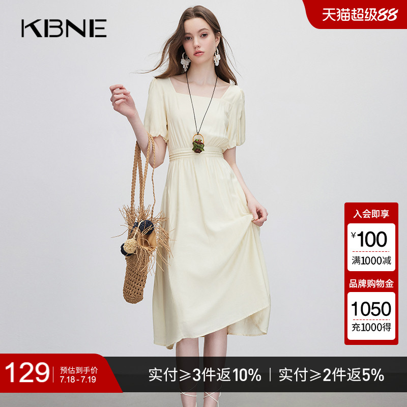 方领法式KBNEX型小个子连衣裙