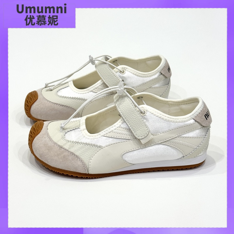 夏季一脚蹬小白鞋浅口玛丽珍单鞋