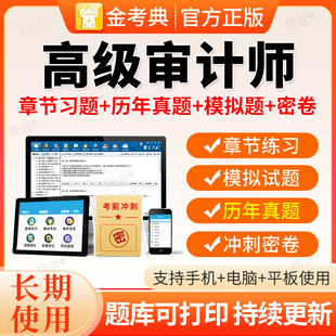 2026高级审计师网课课程题库押题真题高级审计师实务教材课件视频