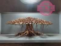 鱼缸造景辣椒榕树骨架摆件莫斯树沉木杜鹃根造景一树成景生命之树