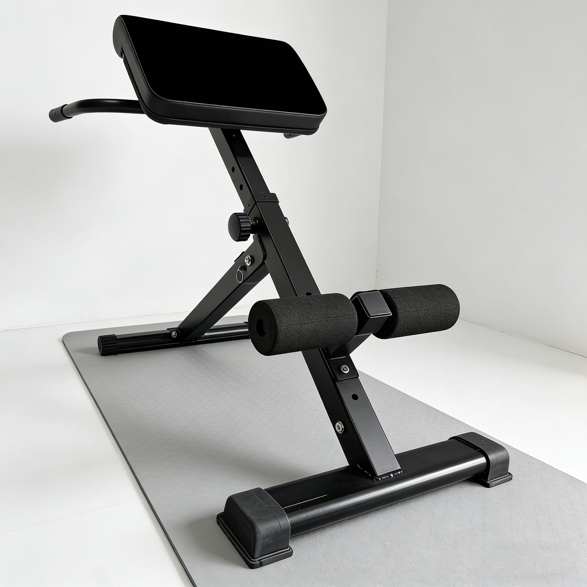 家用罗马椅山羊挺身器折叠可调节多功能哑铃凳腿背部肌肉健身器材