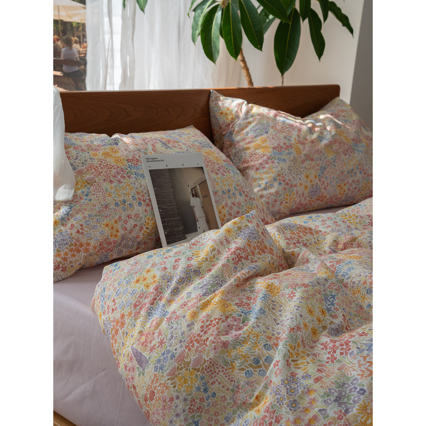 复古小碎花纯棉四件套1.51.8床全棉床单被套枕套单双人宿舍小清新