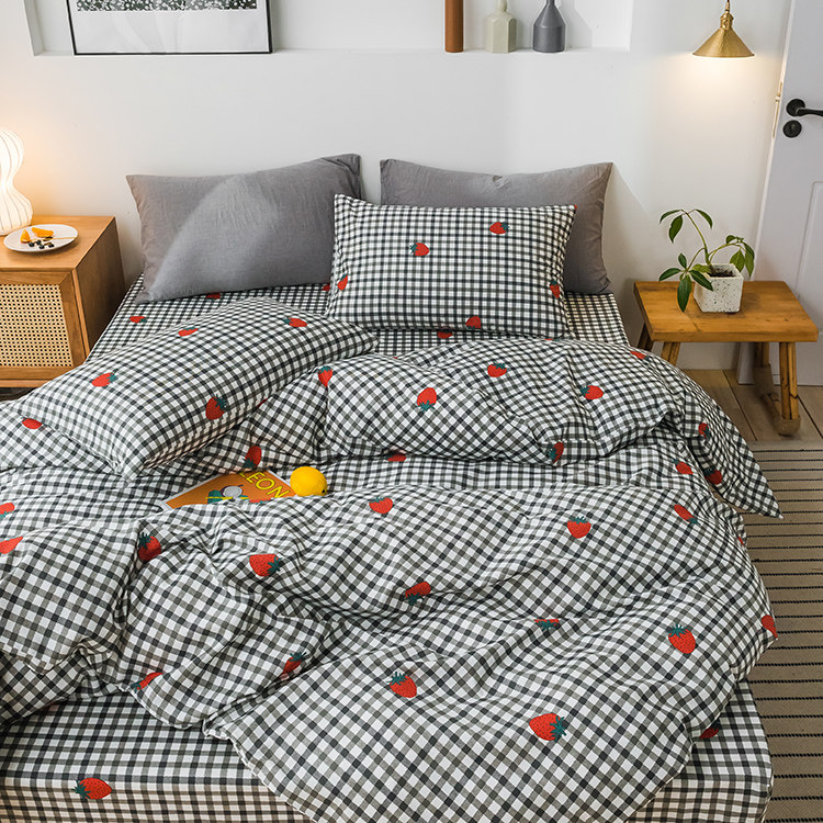 北欧清新ins风简约纯棉被套单件100%全棉120x150x215儿童被罩|ruв категории постельные принадлежности, одеяло - от Buy2taobao.com для оказания профессиональной услуги покупки агента Taobao