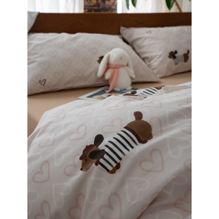 秋冬加厚纯棉磨毛被套单件220x240单双人150x200全棉被罩150x210