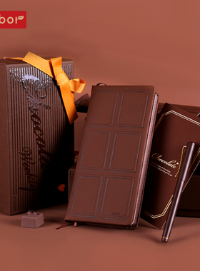 新年礼物kinbor巧克力周计划套装礼物weeks周计划手帐本礼盒日记本日程本手账七夕送女朋友礼物